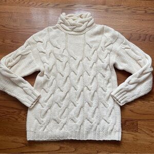 Apart Vintage wool cable knit sweater S